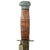 Original U.S. WWII RH PAL 36 MkII-Style Fighting Knife with Leather Belt Scabbard Original Items