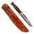 Original U.S. WWII Private Purchase Fighting Knife by KA-BAR in Leather Sheath - Chromed Original Items
