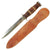 Original U.S. WWII Case Stiletto Fighting Knife With Correct Leather Sheath - Aerial Cutlery Original Items