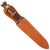 Original U.S. WWII Case Stiletto Fighting Knife With Correct Leather Sheath - Aerial Cutlery Original Items