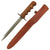 Original U.S. WWII San Antonio Iron Works WWI Cut-Down Model 1913 Cavalry “Patton” Saber Fighting Knife With Correct Scabbard - Patton Saber ‘Point’ Section Original Items