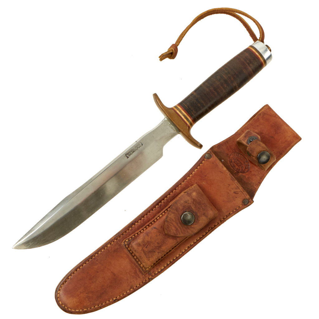 Original U.S. WWII Randall Model 1 “Orlando” Fighting Knife with Original Sheath Original Items