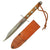 Original U.S. WWII EK Model 6 Fighting Knife With Correct Scabbard by John Ek of Hamden Connecticut - Excellent Condition Original Items