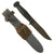 Original U.S. WWII Navy USN Mark 1 Fighting Knife by COLONIAL with USN Mk1 Scabbard Original Items