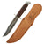 Original U.S. WWII Western G-46-6 "Shark" Fighting Knife with Correct Leather Scabbard Original Items