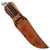 Original U.S. WWII Western G-46-6 "Shark" Fighting Knife with Correct Leather Scabbard Original Items
