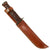 Original U.S. WWII US NAVY PAL RH 37 Fighting Knife with USN Marked “Fold-Over” Leather Sheath Original Items