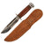 Original U.S. WWII USN Mark I Style Chromed Fighting Knife by Camillus Cutlery Co. with Leather Sheath Original Items