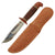 Original U.S. WWII Western G-46-5 "Baby Shark" Fighting Knife with Leather Scabbard Original Items
