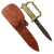Original Australian WWII New Zealand Unmarked Commando Fighting Knuckle Knife With Original Sheath Original Items
