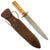 Original U.S. WWII Uncommon Kennedy Brothers Arms Company Knife Variant With Correct Leather Scabbard - Crossguard Etched “Noumea, New Caledonia” For Naval Base Noumea Original Items