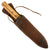 Original U.S. WWII Uncommon Kennedy Brothers Arms Company Knife Variant With Correct Leather Scabbard - Crossguard Etched “Noumea, New Caledonia” For Naval Base Noumea Original Items
