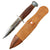 Original U.S. WWII Era Theater Made Fighting Knife Constructed From The Hilt of a USN Mk1 and Cut Down M1905 Bayonet Blade With Leather Scabbard - Scottish Dirk Style Original Items
