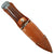 Original U.S. WWII Era Theater Made Fighting Knife Constructed From The Hilt of a USN Mk1 and Cut Down M1905 Bayonet Blade With Leather Scabbard - Scottish Dirk Style Original Items