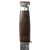 Original U.S. WWII Hollow Handle W.R. Case & Sons Survival Knife With Compass Pommel Cap, Matches and Leather Scabbard Original Items