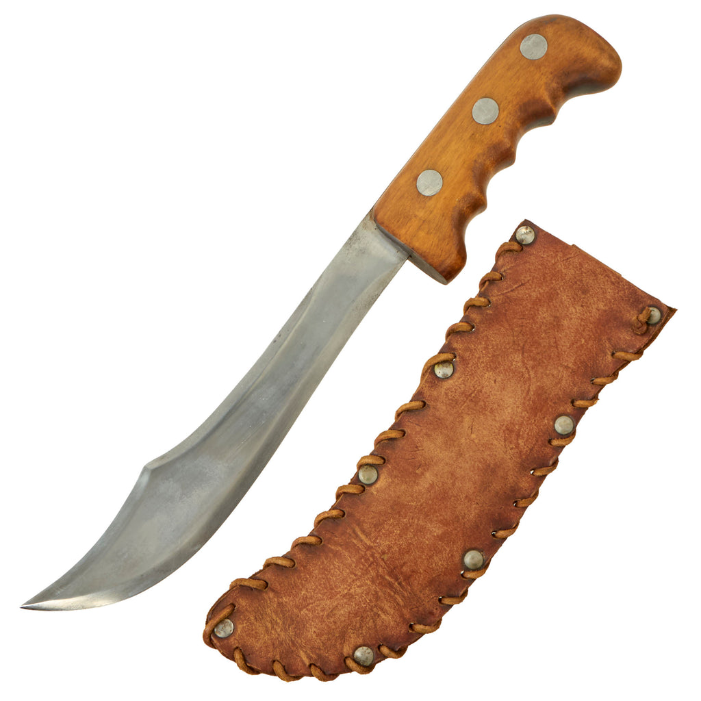 Original U.S. WWII EK Model 8 Paratrooper Knife With Correct Scabbard by John Ek of Hamden, Connecticut Original Items
