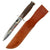Original U.S. WWII Kutmaster Fighting Knife With 7” Blade With Correct Original Leather Sheath - Ca.1944-45 Original Items