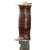 Original WWII Large EG Waterman EGW Stacked Leather Grip Fighting Knife with Sheath Original Items