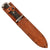 Original U.S. WWII Theater Made M1 Garand Bayonet Fighting Knife With Nickeled Blade & Leather Sheath Original Items