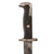 Original U.S. WWII Theater Made M1 Garand Bayonet Fighting Knife With Nickeled Blade & Leather Sheath Original Items