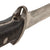 Original U.S. WWII Theater Made M1 Garand Bayonet Fighting Knife With Nickeled Blade & Leather Sheath Original Items