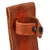 Original U.S. WWII Theater Made M1 Garand Bayonet Fighting Knife With Nickeled Blade & Leather Sheath Original Items