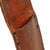Original U.S. WWII Theater Made M1 Garand Bayonet Fighting Knife With Nickeled Blade & Leather Sheath Original Items