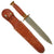 Original U.S. WWII Era Homemade / Private Purchase 8” Spear Point Dagger Style Fighting Knife With Leather Belt Sheath - Blade Marked “Commando” Original Items