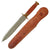 Original U.S. WWII Era Homemade / Private Purchase 8” Spear Point Dagger Style Fighting Knife With Leather Belt Sheath - Blade Marked “Commando” Original Items