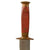 Original U.S. WWII Era Homemade / Private Purchase 8” Spear Point Dagger Style Fighting Knife With Leather Belt Sheath - Blade Marked “Commando” Original Items