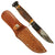 Original U.S. WWII Case Utility Knife with Stag Grip and Leather Belt Scabbard Original Items