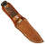 Original U.S. WWII Case Utility Knife with Stag Grip and Leather Belt Scabbard Original Items