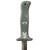 Original U.S. WWII Cut Down M1913 “Patton” Saber Fighting Knife by the Anderson Knife Company of Glendale, California with Leather Sheath Original Items