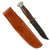 Original U.S. WWII USN Mark 1 Robeson ShurEdge No. 20 Fighting Knife with Alloy Pommel and Leather Scabbard Original Items