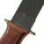 Original U.S. WWII USN Mark 1 Robeson ShurEdge No. 20 Fighting Knife with Alloy Pommel and Leather Scabbard Original Items