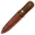 Original U.S. WWII Herder Commando Fighting Knife with Two Rivet Handle and Belt Sheath Original Items