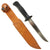 Original U.S. WWII Cut Down M1913 “Patton” Saber Fighting Knife by the Anderson Knife Company of Glendale, California with Leather Sheath Original Items