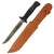 Original U.S. WWII Cut Down M1913 “Patton” Saber Fighting Knife by the Anderson Knife Company of Glendale, California with Leather Sheath Original Items