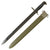 Original U.S. WWII M1942 16" Garand Rifle Bayonet by Oneida Limited with M3 Scabbard - dated 1942 Original Items