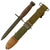 Original U.S. WWII M4 Bayonet for the M1 Carbine by CASE with M8 Scabbard & Lanyard by B.M. Co Original Items