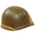 Original U.S. WWII / Korean War M1 Helmet with Named 102nd Infantry Division CAPAC Liner & Helmet Net Original Items