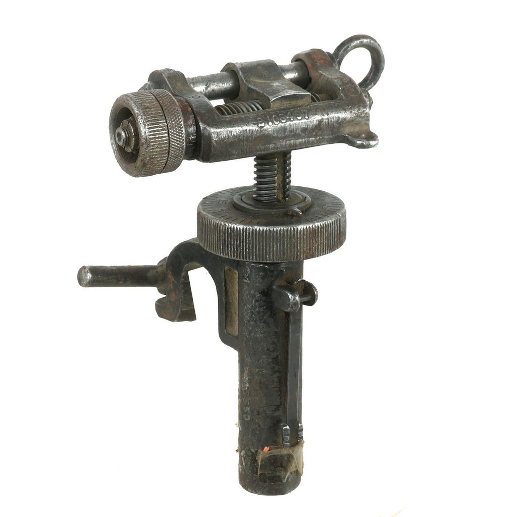 Original U.S. WWII or Korean War Traverse and Elevation Mechanism T&E for the U.S. M2 Browning .50 Cal M3 Tripod Original Items