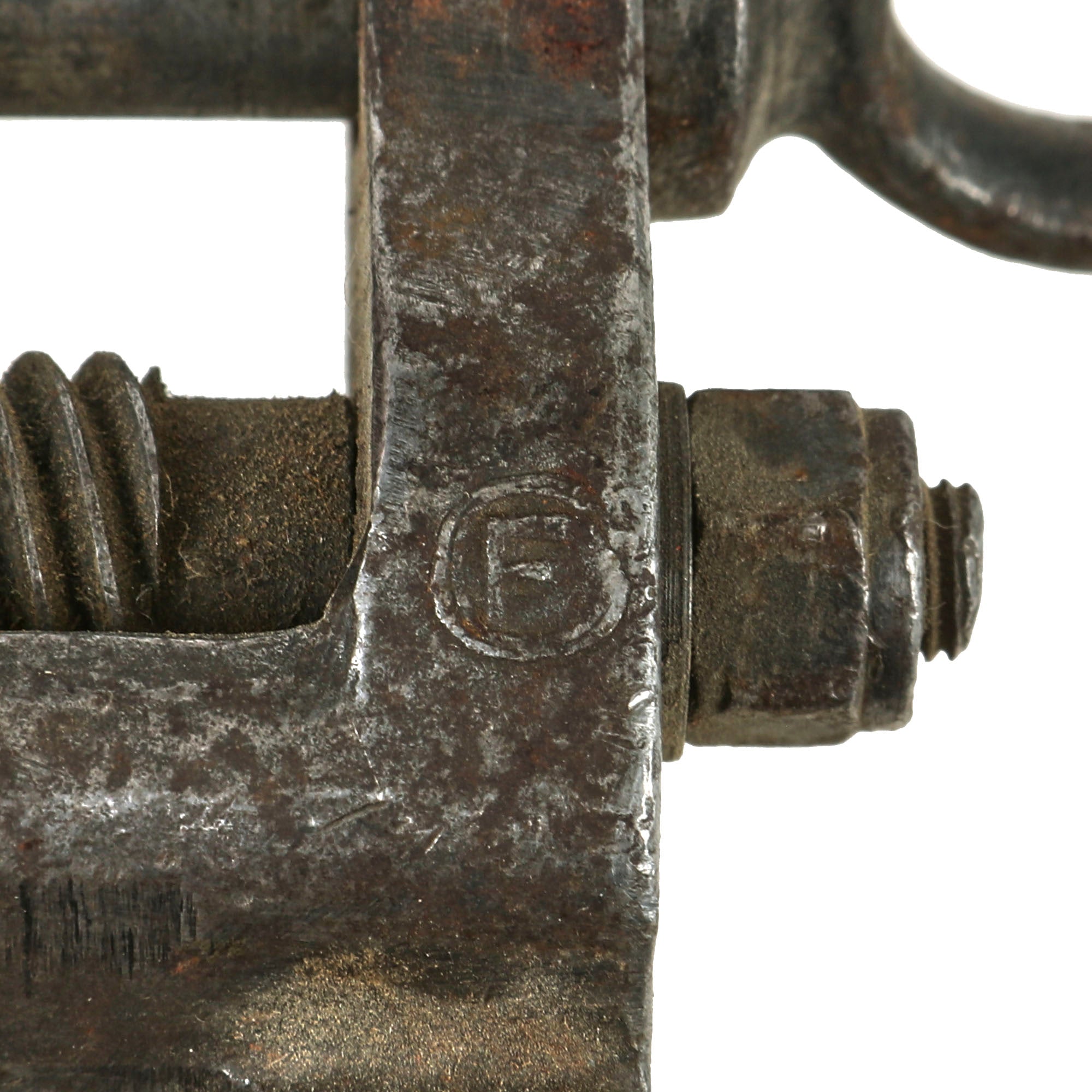 Original U.S. WWII or Korean War Traverse and Elevation Mechanism