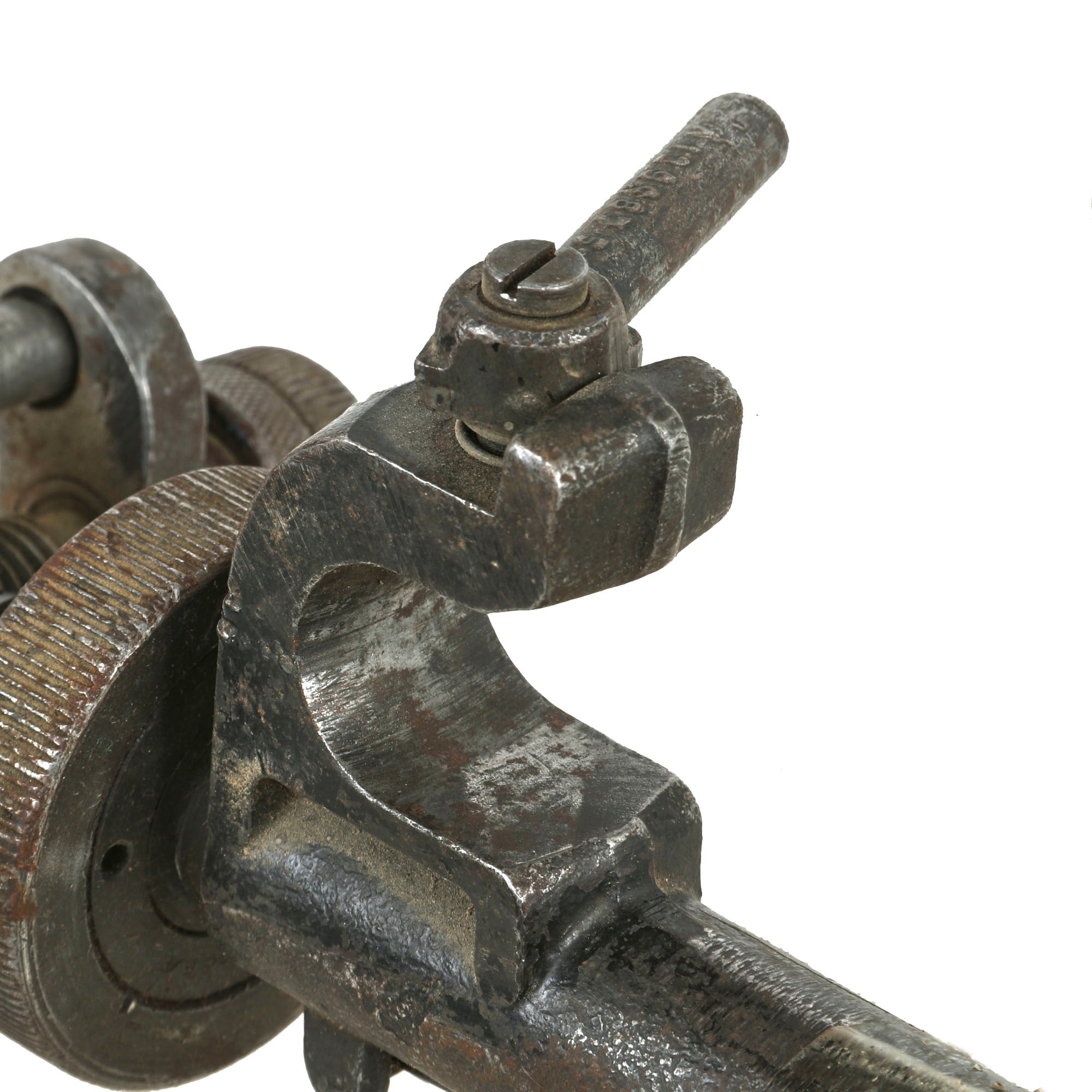 Original U.S. WWII or Korean War Traverse and Elevation Mechanism