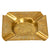 Original German WWII Panzer Tank Trench Art Brass Ashtray with Eastern Front Battles Listed Original Items