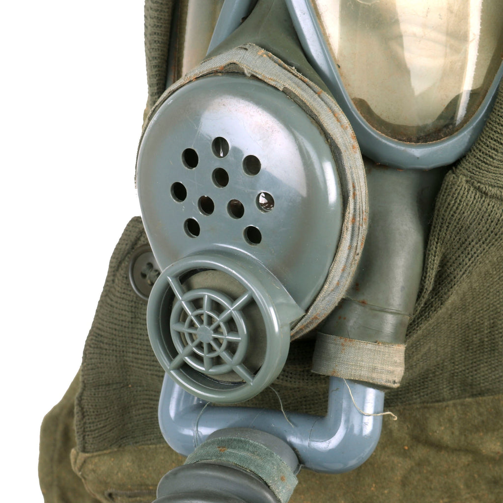 Original U.S. WWII M4 Lightweight Service Gas Mask Set - Unissued with ...