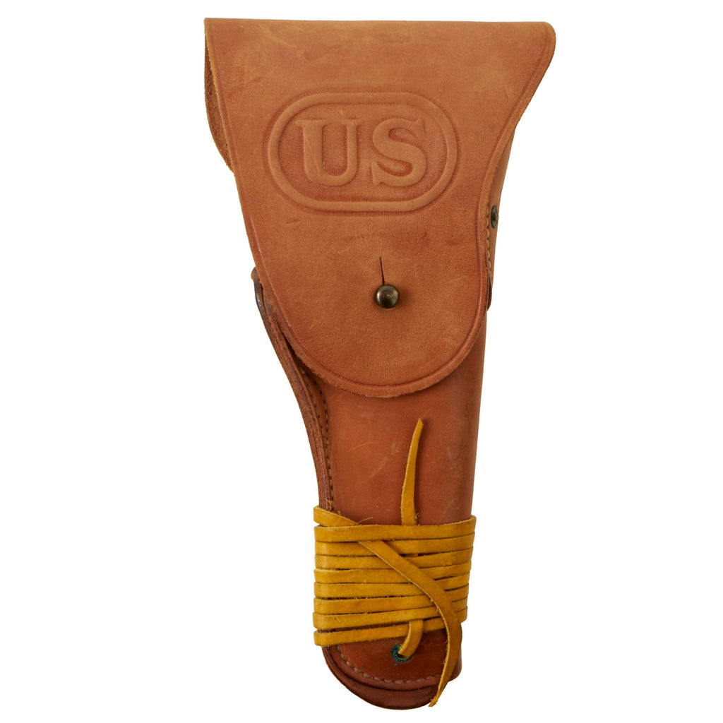 Original U.S. WWII Excellent Condition M1916 .45 Colt 1911 Leather Holster by Craighead Original Items