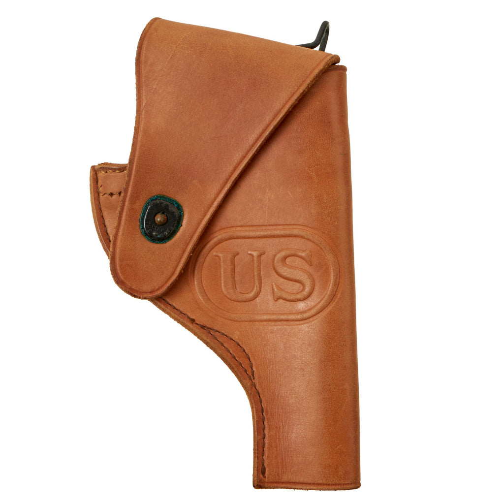 Original U.S. WWII Half-Flap .38 cal Victory Holster dated 1943 by Craighead Original Items