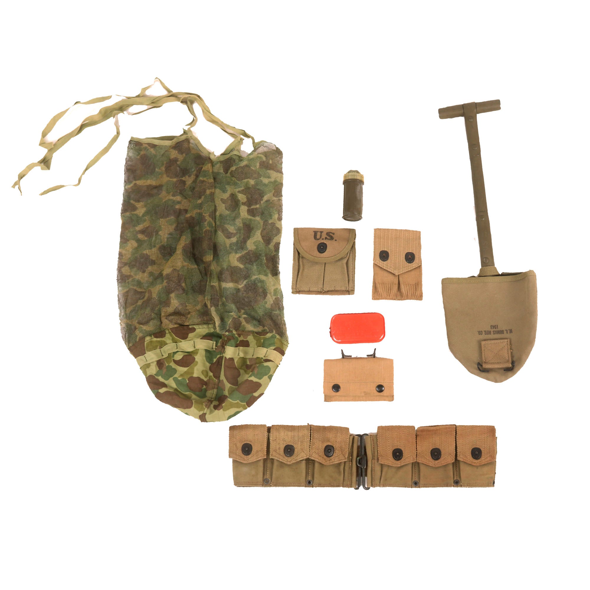 Original U.S. WWI & WWII Unissued G.I. Field Gear Lot Featuring