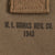 Original U.S. WWI & WWII Unissued G.I. Field Gear Lot Featuring USMC Mosquito Helmet Net Cover, M1910 Entrenching Tool with 1943-Dated Cover and More - 7 Items Original Items